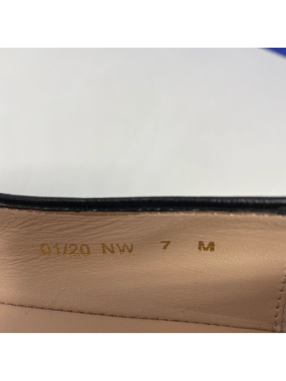 Nib Stuart Weitzman Gabby Ballet Leather Snakeskin Print Flats Roccia - Sz 7 - Picture 9 of 9